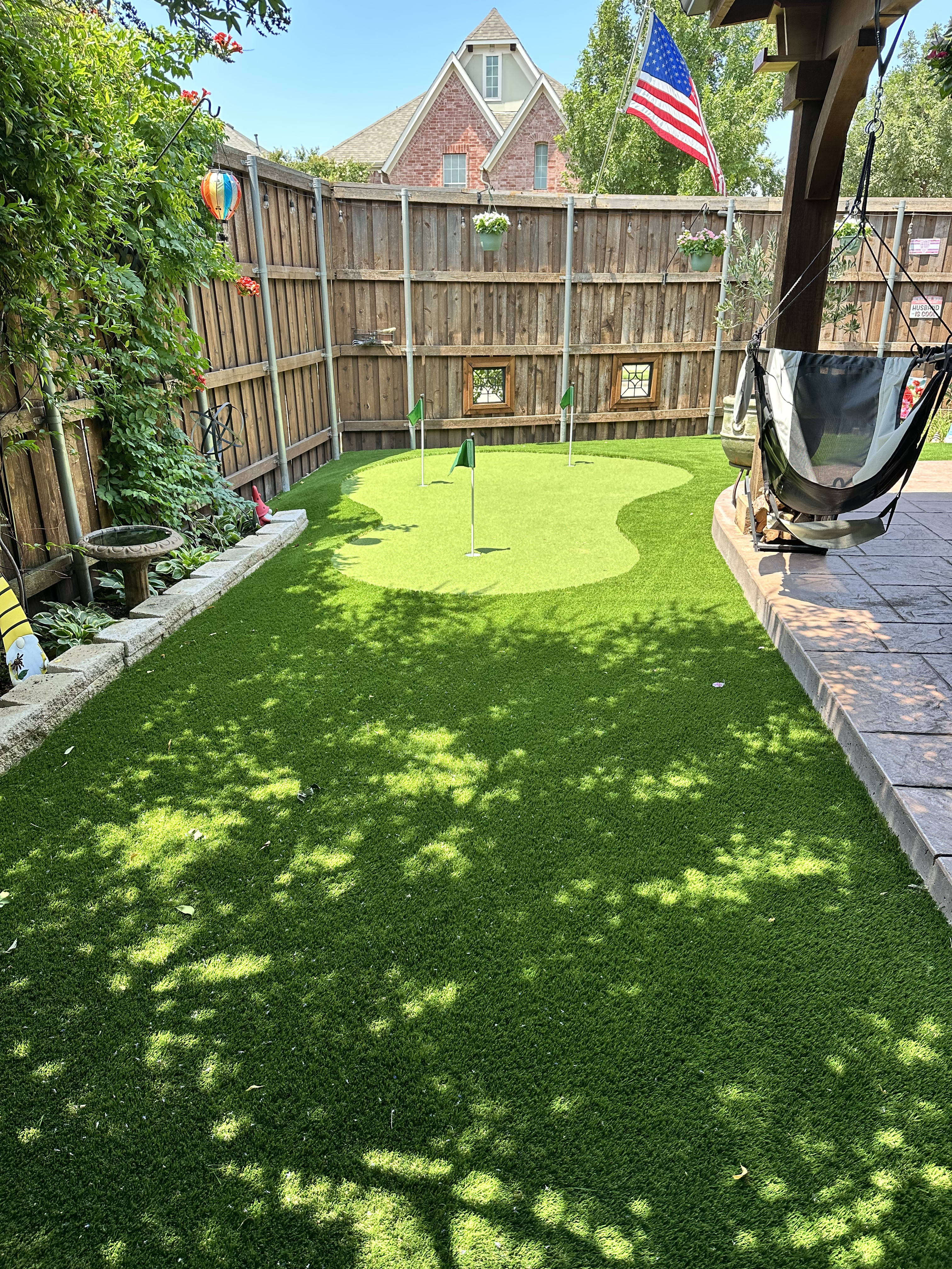Professional green installation