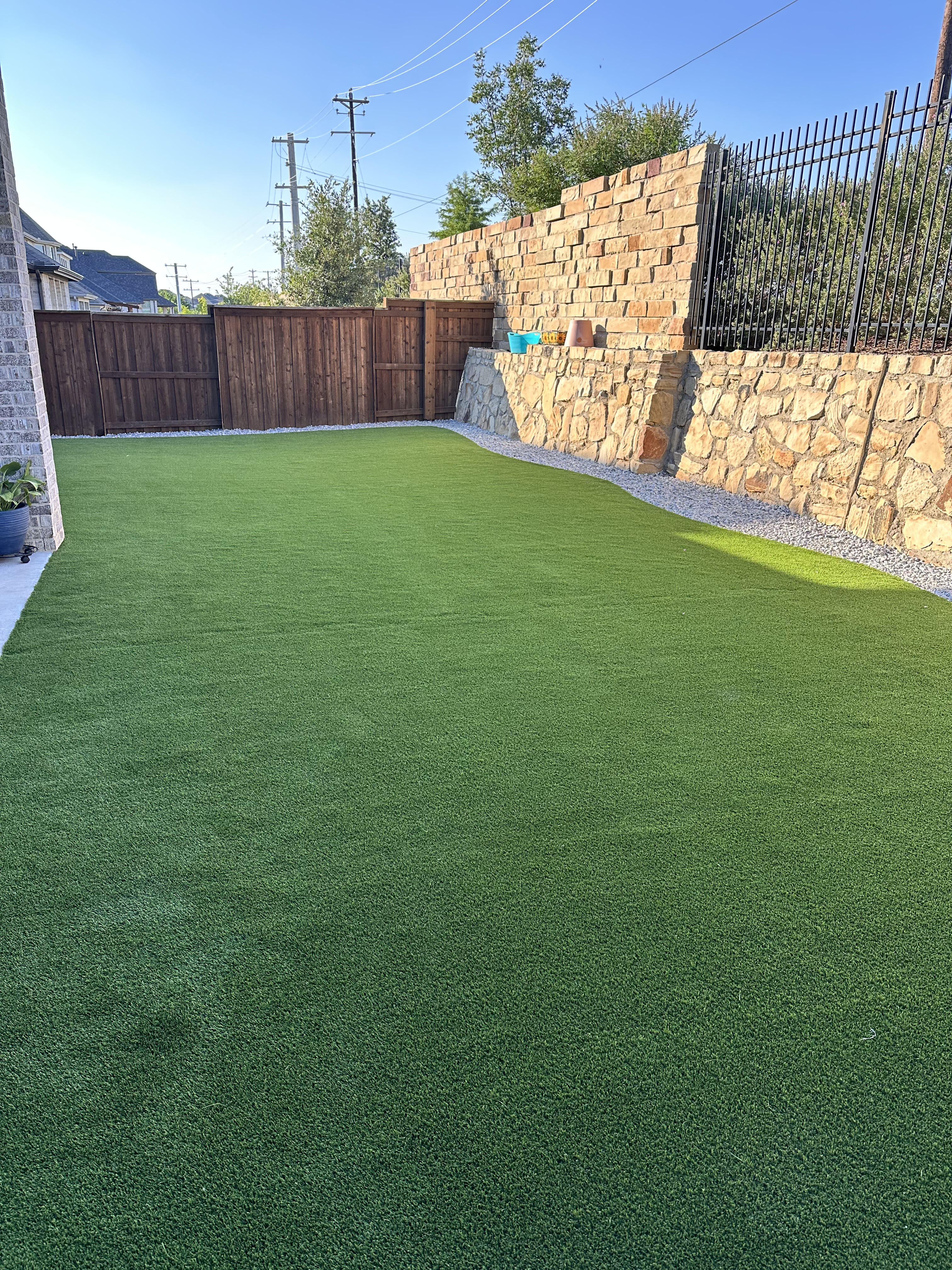 Residential turf installation - IMG 4568
